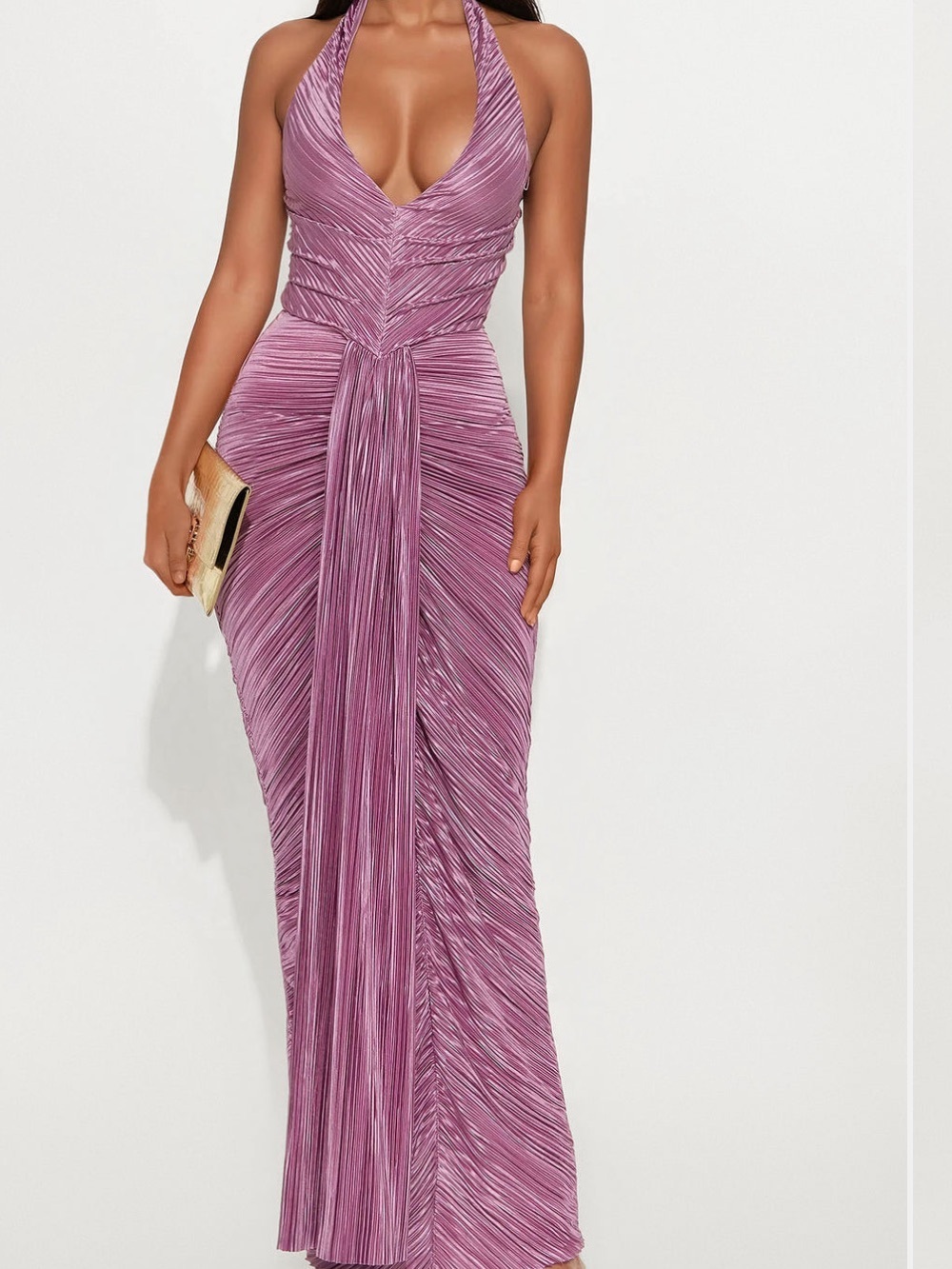 NWT ๐ Fashion Nova My Moment Pleated Maxi Dress - MEDIUM - Picture 1 of 5